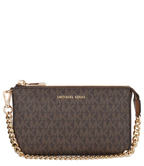 michael kors jet set md chain pouchette|Jet Set Charm Small Nylon Gabardine Pochette .